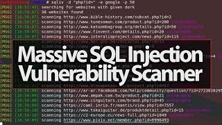 SQLiv  Massive SQL injection scanner Install On WINDOWS [upl. by Ardnohsal]