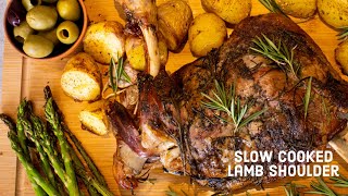 Slow Cooked Rosemary Garlic LAMB SHOULDER  Easy Sunday roast [upl. by Grous304]