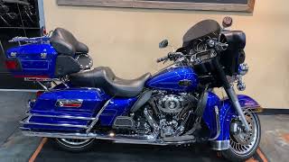 2009 HarleyDavidson Ultra Classic in Flame Blue PearlFLHTCU [upl. by Los]