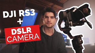 How to connect a DSLR Camera with the DJI RS3 [upl. by Yrkcaz]