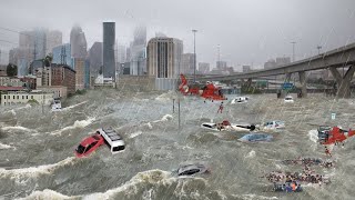 3 minutes ago in Montreal Canada A flood of leftover hurricane beryl exploded [upl. by Toffic478]