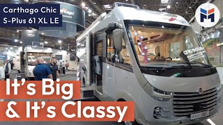 Carthago Chic SPlus 61 XL LE Motorhome Review [upl. by Suhploda]