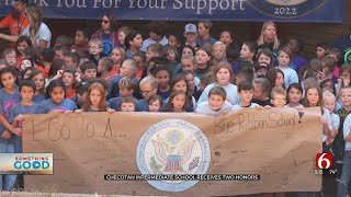 Checotah School Honored With National Blue Ribbon School Of Excellence [upl. by Yllim]