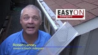 EasyOn GUTTER GUARD at Costco [upl. by Nosnej]