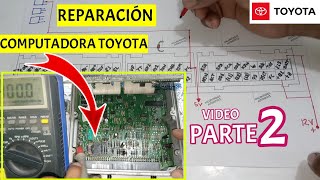 REPARACIÓN DE COMPUTADORA TOYOTA 3SFE 2RA PARTE  FALLA ENCENDIDO CURSO DE ECU RESUELTO EN CLASE [upl. by Audrye]