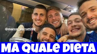 Euro 2020  gli azzurri cantano Ma quale dieta [upl. by Lay]