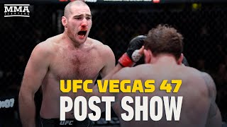 UFC Vegas 47 PostFight Show  Reaction To Sean Strickland Win Shavkat Rakhmonov Stealing the Show [upl. by Dowd]