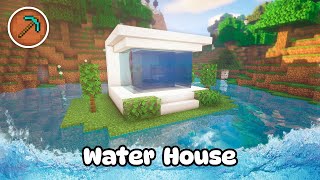 Minecraft  How to Build a Small Water House [upl. by Igenia]