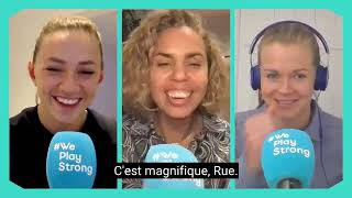 quotLamour est lamour même dans le footballquot avec Katie McCabe et Ruesha Littlejohn [upl. by Annal]