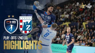 Montpellier HB vs HC Zagreb  Playoffs  EHF Champions League Men 202324 [upl. by Yreme]