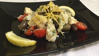 Ensalada de Bacalao con Aceitunas [upl. by Akli]