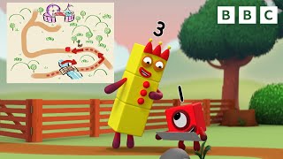 Learn to Read a Map with Numberblocks  CBeebies [upl. by Arrahs]