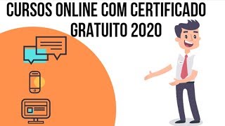 Cursos online com certificado gratuito 2020 [upl. by Kalfas635]