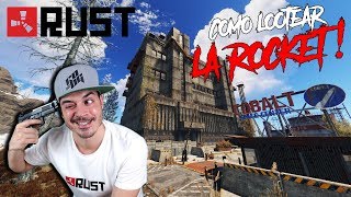 RUST SURVIVAL ESPAÑOL  COMO LOOTEAR la LANZADERA  gameplay español [upl. by Aiet710]