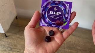 OLLY Sleep Gummy Occasional Sleep Support 3 mg Melatonin L Theanine Chamomile Lemon Balm [upl. by Ingraham]