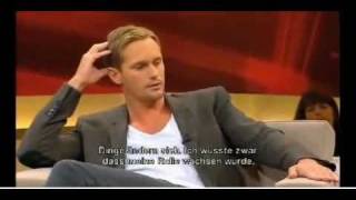 Alexander Skarsgard interview on German TV Show part 1 [upl. by Coady]