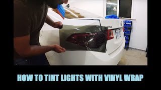 How To Tint Tail Lights using Vinyl Wrap Film [upl. by Nyliac114]