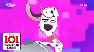 Roxie Finds Love Clip  Perfect Match  101 Dalmatian Street [upl. by Tinor828]