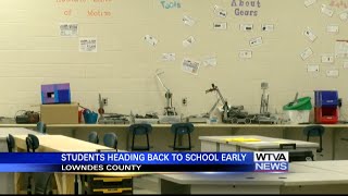 Modified schedule has Lowndes County students back in the classroom early [upl. by Turk609]