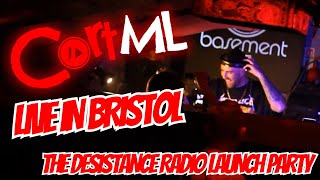 CortML Live in Bristol  The Desistance Radio Launch Party Debut Solo DJ Gig [upl. by Beeson]