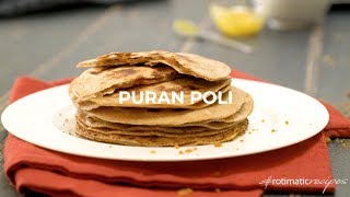 Rotimatic Recipes Puran Poli [upl. by Eimat721]