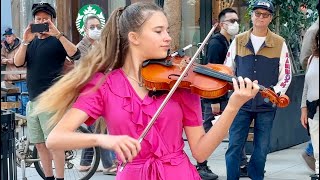 U2  15 yearold Karolina Protsenko  With Or Without You  Violin Cover [upl. by Thaine]