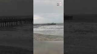 Waves in the Lowcountry ahead of a gusty storm [upl. by Josias]