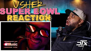 USHER  SUPER BOWL HALFTIME SHOW REACTION [upl. by Hultgren]