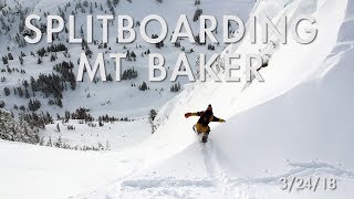 Mt Baker Snowboarding March Powder [upl. by Yanffit]