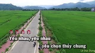 Bến Vạn tình yêu  full beat 2018 Karaoke by Kgmnc [upl. by Eirrok]