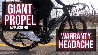 Giant Propel Warranty Claim  A GIANT Headache [upl. by Abraham]