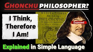 I think Therefore I am Explained  Rene Descartes  Meditation  Cogito Ergo Sum  Hindi  Ghochu [upl. by Parsons]