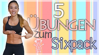 BAUCH Homeworkout  Beste Übungen für ein Sixpack  Bauchfett amp Hüftspeck verlieren [upl. by Suoirtemed]