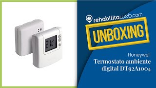 Termostato ambiente digital DT92A1004 Honeywell DT92A1004 [upl. by Siwel]