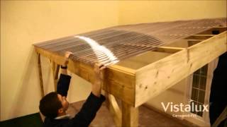 How to Install Vistalux Corrugated Sheet Roofing [upl. by Jezebel]