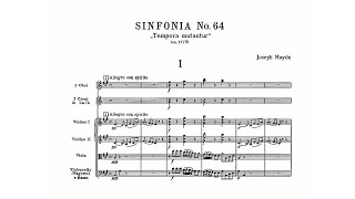 Haydn Symphony No 64 in A major quotTempora mutanturquot with Score [upl. by Ignaz937]