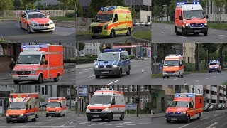 BOMBENENTSCHÄRFUNG IN DÜSSELDORF Einsatzfahrten Feuerwehr Rettungsdienst amp Polizei [upl. by Tannenbaum]