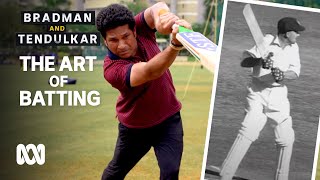 The Art of Batting featuring Sir Don Bradman and Sachin Tendulkar  ABC Australia [upl. by Aneerak702]