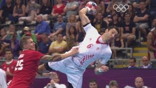 Croatia Wins Mens Handball Bronze v Hungary  London 2012 Olympics [upl. by Debbra]