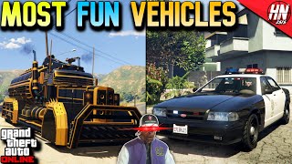 Top 10 Most Fun Vehicles In GTA Online [upl. by Elletsirhc443]