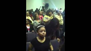 Praise Break at Amber Edwards homegoing celebration [upl. by Eceirtal]