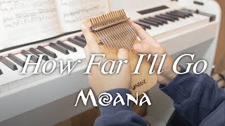 칼림바 연주amp악보 모아나  moana ost  how far ill go kalimba cover [upl. by Atival]