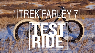 2017 Trek Farley 7  Test Ride GoPro hero 5 amp Karma Grip [upl. by Ecirpac]