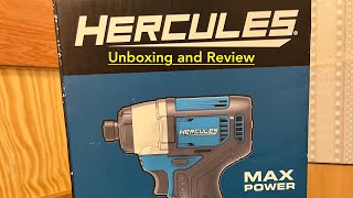 Hercules 14 hex drill unboxing and review [upl. by Anella]