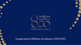 Inaugurazione Anno Accademico 2023  2024 [upl. by Knute718]