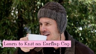 Learn to Knit an Earflap Cap Parts 14 [upl. by Norrehc988]