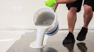 How to Properly Mix Epoxy for Floors  No Soft Spots [upl. by Oniliuqnart]