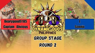 Dynamic Duos Philippines  Group Stage Round 2  Age of Empires 4 [upl. by Brigit]