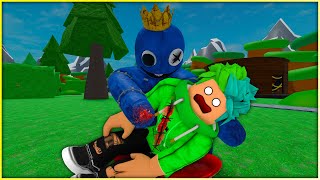 AÇ RAİNBOW FRİENDS AİLESİ EVİME SALDIRDI  HUNGRY BLUE ROBLOX  HAN KRAL EKİP [upl. by Demha]