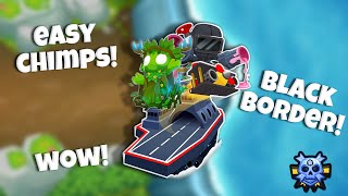 EASY and CLEAN Flooded Valley CHIMPS Black Border  Bloons TD 6 Guide Patch 412 [upl. by Carla]